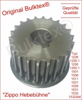 Zahnriemenrad Riemenrad pass. für Zippo 1531 1226 1526 1521 Hebebühne oben Motor