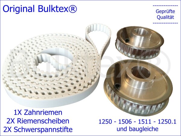 Zahnriemensatz passend für Zippo Hebebühne 1250 1250.1 1506 1506.1 1511 Belt X