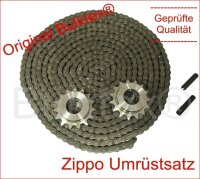 Kettensatz für Zippo 1250 1506 1511 & ZO Serie 2 Säulenhebebühne Ersetzt Riemen