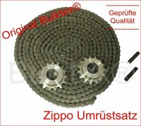 Kettensatz für Zippo 1250 1506 1511 & ZO Serie 2 Säulenhebebühne Ersetzt Riemen